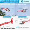 Flywing Bell 206 RC Helicopter V3 6CH GPS Altitude Hold Two Rotor 1:16 RC Scale Helicopter PNP RTF With H1 Flight Control System 4