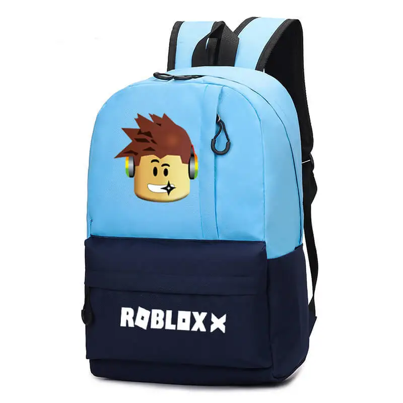 ROBLOX-mochila anime dos desenhos animados para alunos da escola, mochila  infantil, lancheira, estojo de lápis - AliExpress