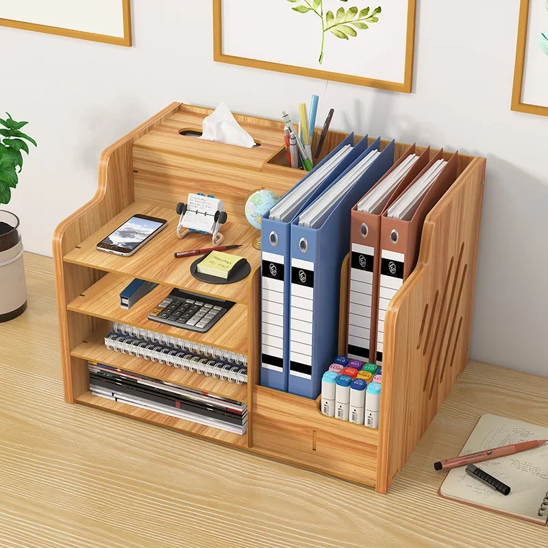 Office Multi-layer Desktop Storage Box with Lock Household Workstation File Drawer Storage Rack Desk and Miscellaneous Artifact desktop storage box,stationery organizer,desktop storage shelf,desktop storage kit
