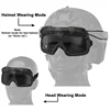 Tactical Airsoft Paintball Goggles Windproof Anti Fog CS Wargame Hiking Protection Goggles Fits for Tactical Helmet 6