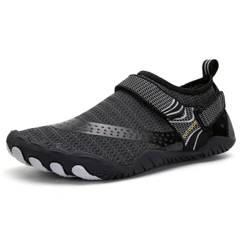 Men Women Water Shoes Quick Dry Non-Slip Five Finger Shoes Outdoor Wading Swimming Barefoot Aqua Shoes Lightweight Sneakers 1