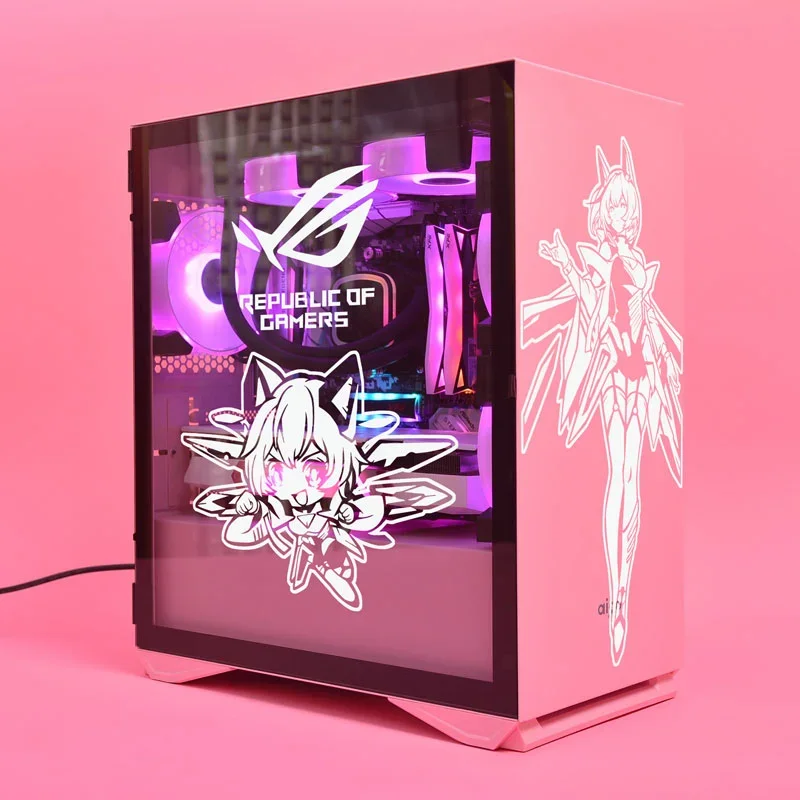 

Xuewu Zhanji blowing snow chassis stickers anime computer decoration stickers middle tower desktop two-dimensional pain stickers