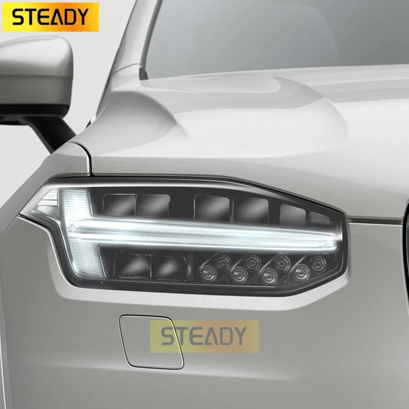 

2 Pcs Car Front Light Transparent TPU Sticker Headlight Protective Film For Volvo XC90 XC40 XC60 S60 S90 V60 V90 Accessories