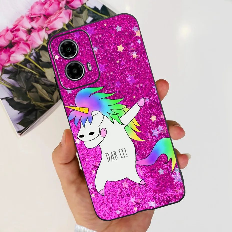 Cute Love Pattern Soft Silicone Phone Case - Stylish & Durable Back Cover