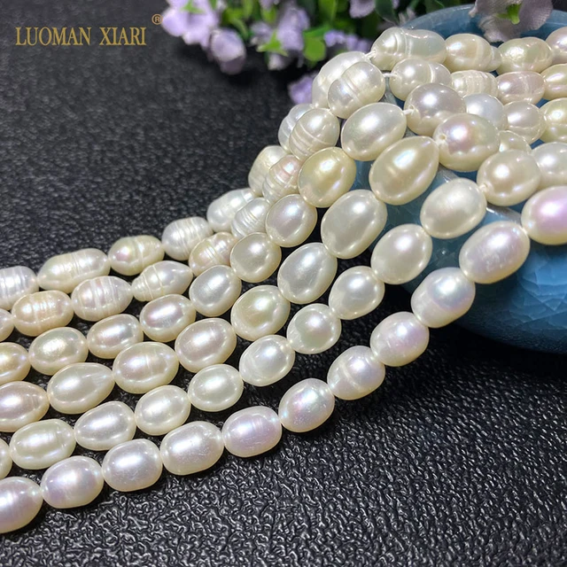 Cultured Natural Freshwater Pearl String 3mm-8mm Beads Wholesale Round  White Pearl Jewelry - AliExpress