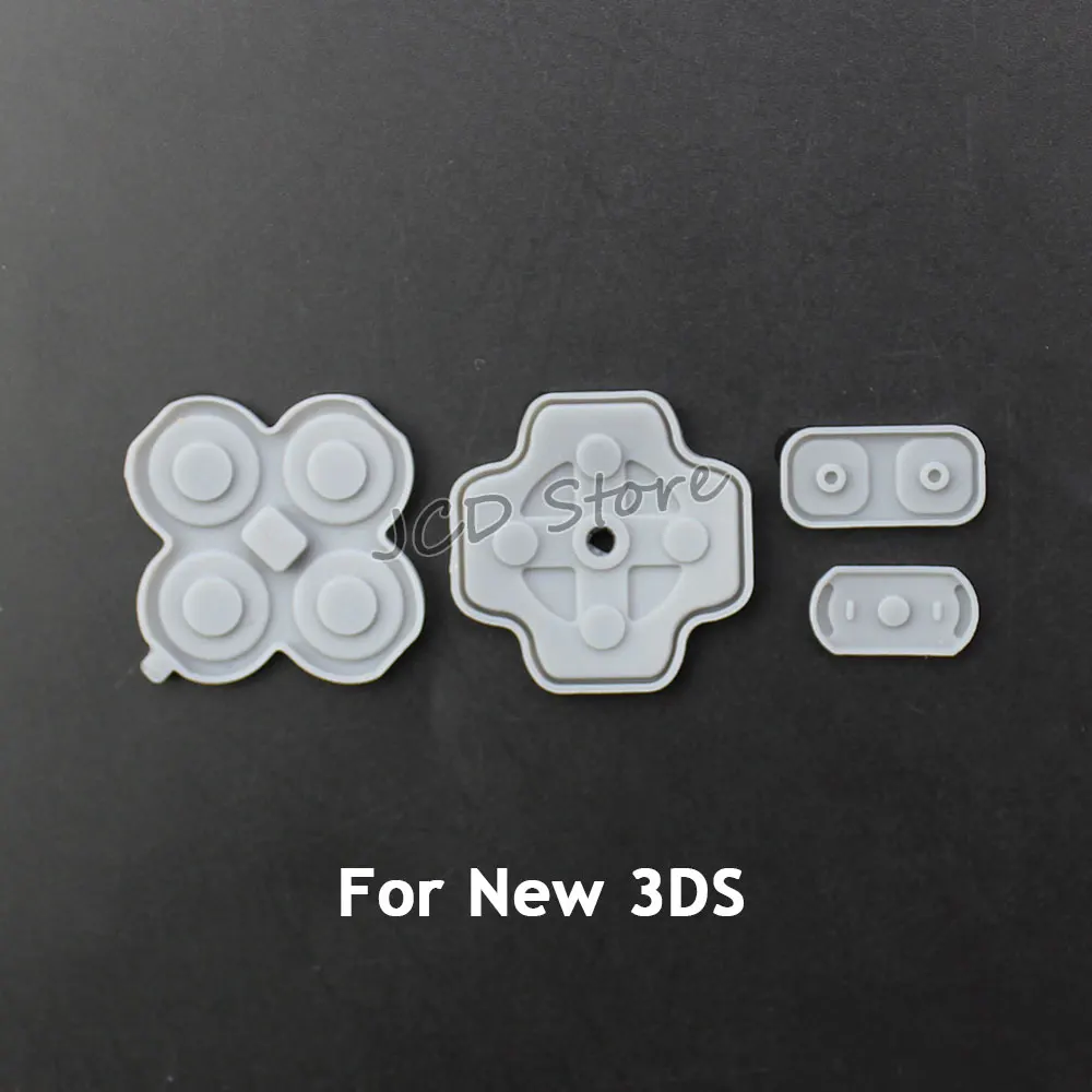 JCD 1set Conductive Rubber Button Pad Set Replacement Part For DS Lite NDSL NDSI LL XL 3DS NEW 3DS XL - 2