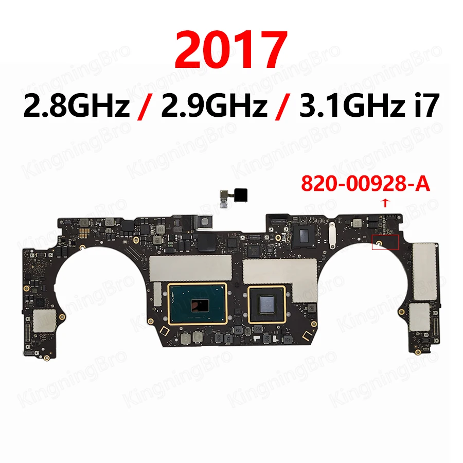 Original A1707 Motherboard 256GB 512GB 1TB For MacBook Pro 15" A1707 Logic Board With Touch ID 820-00281-A 820-00928-A macbook motherboard