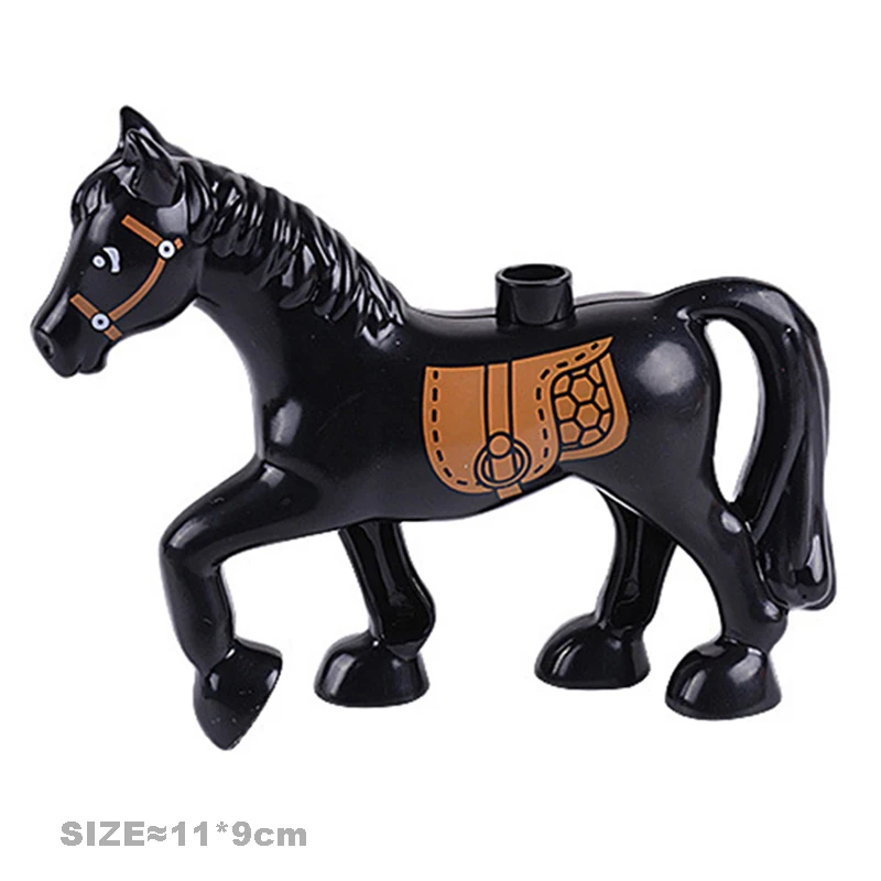 Large Farm Animal Building Block Set - Educational Assembly Toys