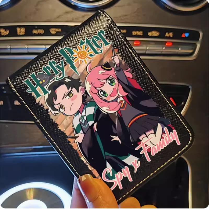 Anime Spy Family Anya Forger Cartoon Fashion Wallets PU Purse Card Holder Money Bag Gift B336 Cosplay