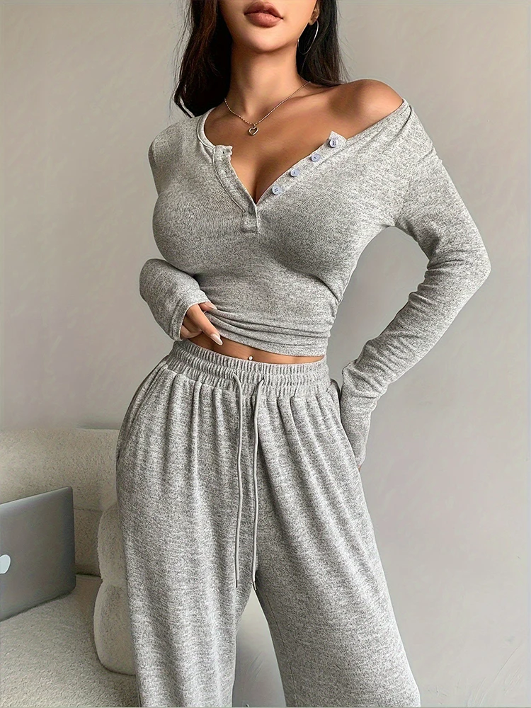 Women's Two-Piece Sweatsuit Set