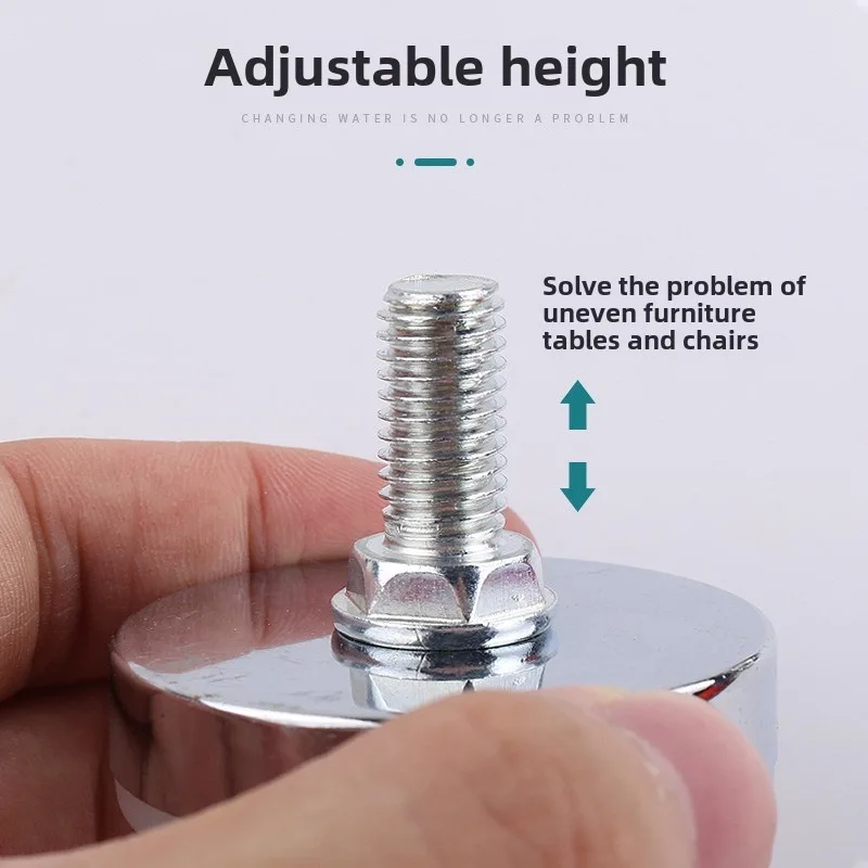 Leveling Foot Base Leveling Foot Base M6 M8 M10 Screw Height Adjustable Dia 21mm 24mm 27mm 30mm 36mm 40mm 2 Pcs 4 Pcs 8 Pcs