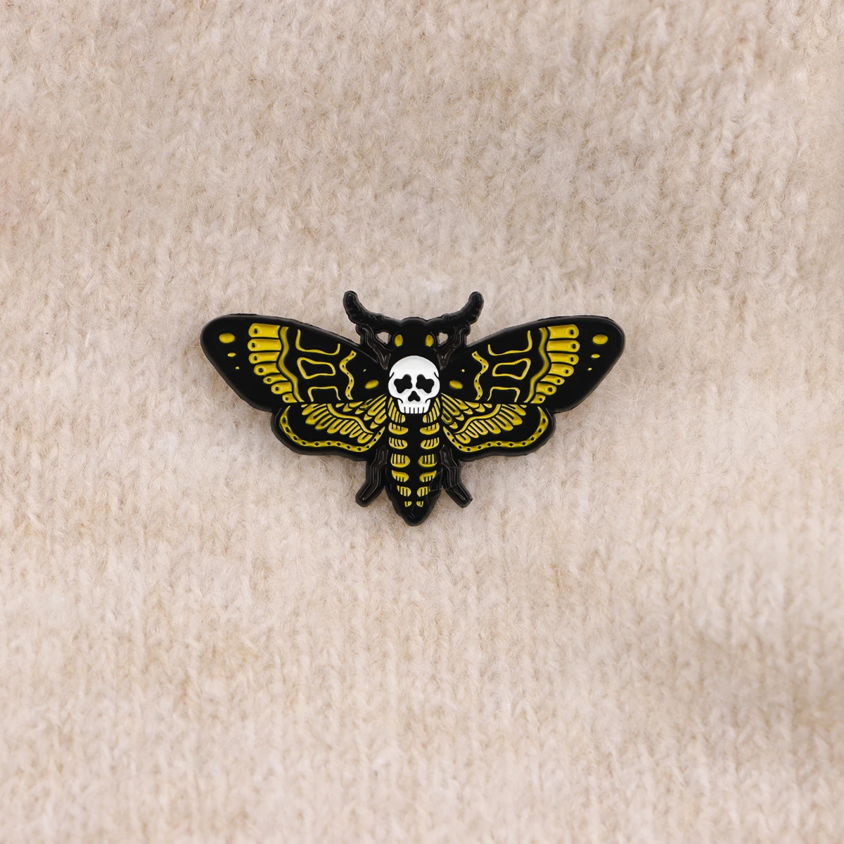 Spooky Enamel Pin Collection: Metal Brooch for Clothing & Accessories