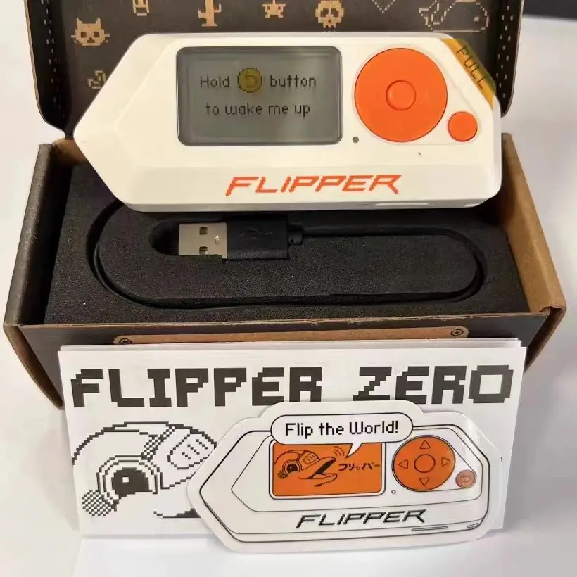 Original stock Flipper Zero electronic pet dolphin for geek programming open source multifunctional intelligent remote control