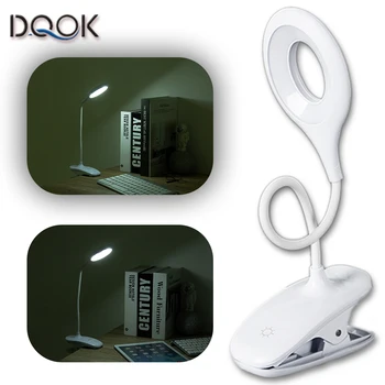 Led Desk Lamp Stepless Dimmable Touch Foldable Table Lamp Bedside Reading Eye Protection Night Light 1