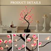 36 LED cherry blossom tree light suitable for indoor and outdoor adapter plug/battery powered desk lamp (warm white) 3