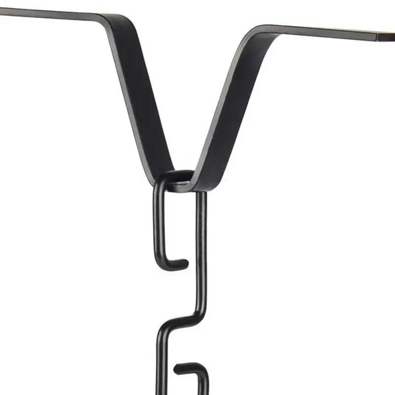 V Style Copper Hook Hanger V-Shaped Rain Chain Clip Lightweight Gutter Clip Portable Copper Hook Hanger