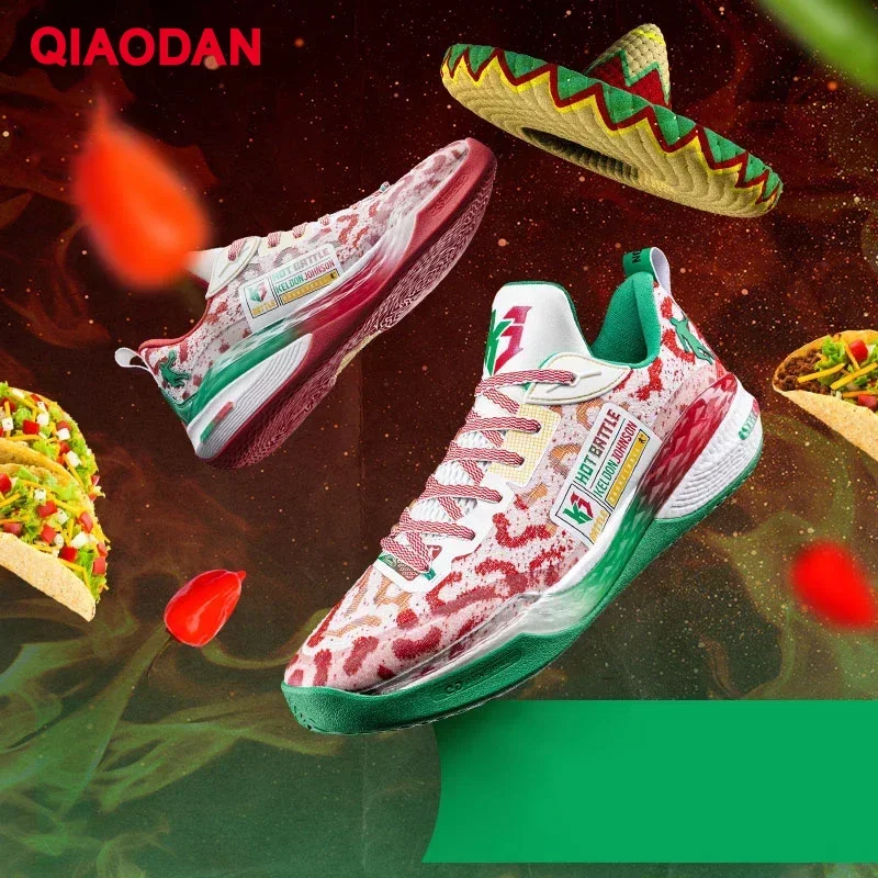 QIAODAN Professional Basketball Shoes Men 2023 Sharp Thorns 6 Kungfu Turbo Anti-Friction Athletic Fashion Sneakers AM13230101