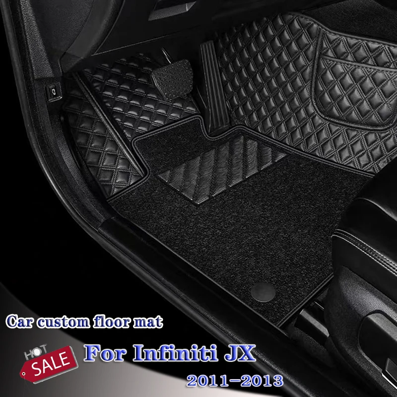 

Автомобильные коврики для Infiniti JX 2013 2012 2011, коврики, индивидуальные автомобильные накладки на ножки, автомобильные Чехлы, водонепроницаемые защитные детали, коврики