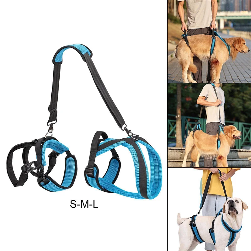 

Dog Lift Harness Support Recovery Sling Pet Rehabilitation Puppy Carry Sling for Old Disabled Joint Injuries Arthritis Dogs Walk