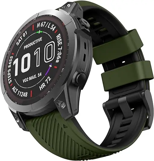 Premium Silicone QuickFit Watch Strap - Universal 22mm & 26mm Band