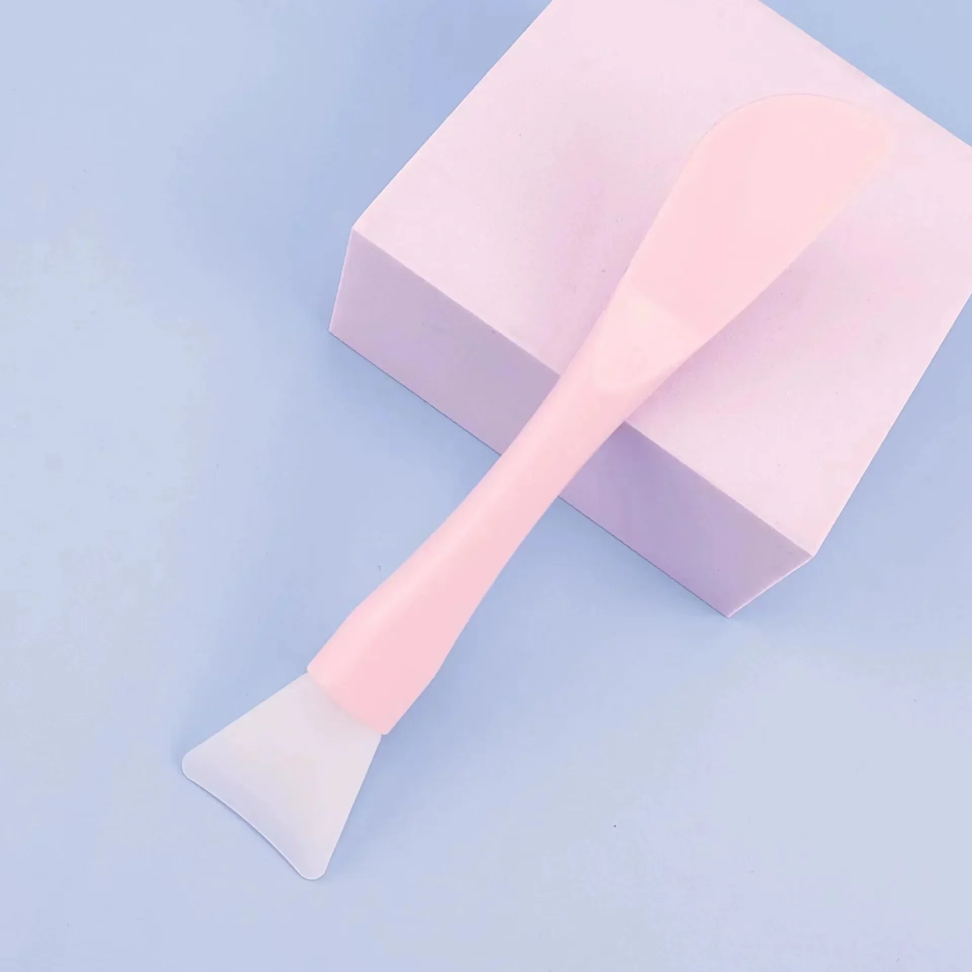 Double Head Silicone Facial Mask Brush Scraper Knife Type Mud Film Dual-use Mold Adjusting Stick facial mask brush