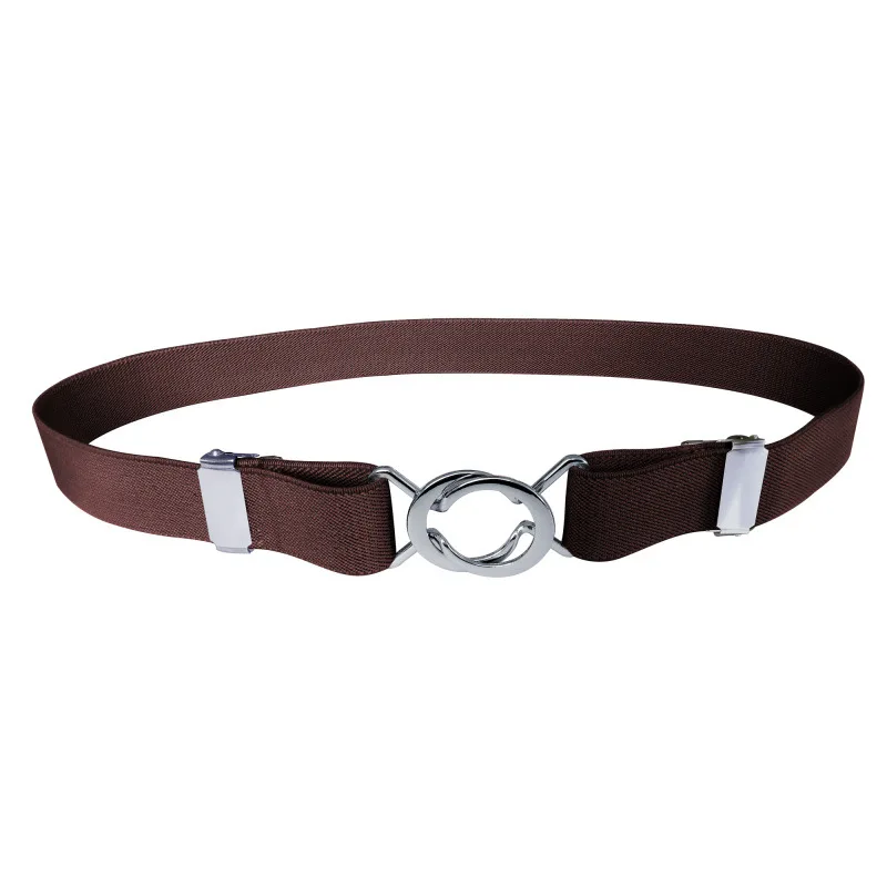 Adjustable Elastic Stretch Belt Invisible Belt for Women Girls Jeans Pants Dress,2.5cm Wide Metal Ring Buckle,No Hassle,No Bugle
