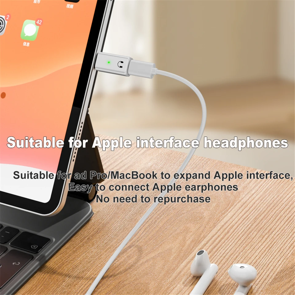 Adattatore Da Lightning A USB C 2Pezzi, Adattatore Lightning Femmina A - Foto 10