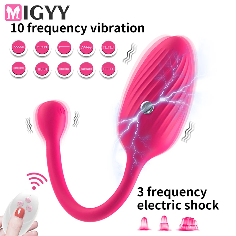 Fernbedienung Kegel Elektrische Schock Vaginal Kugeln Für Frauen Klitoris Stimulation Vibrator Sex Spielzeug Weibliche Masturbation Vibro-ei 1