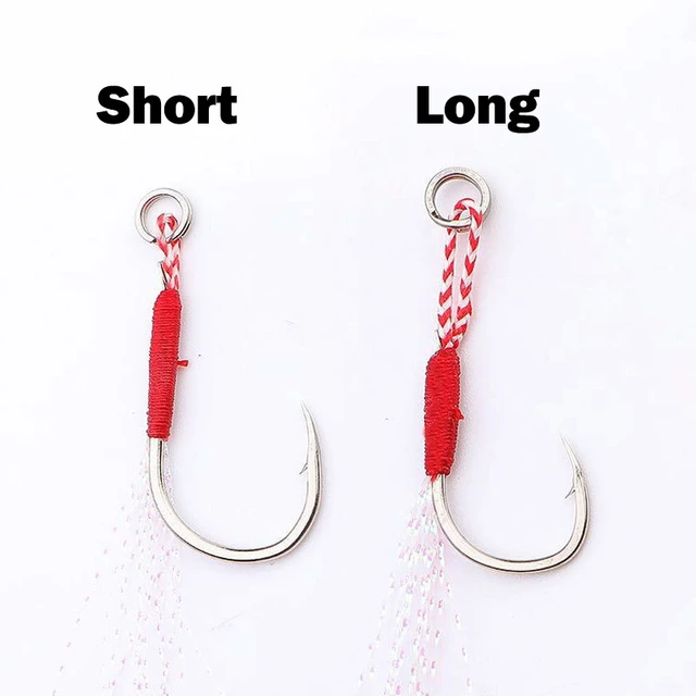 New 10pcs Fishing Lure Hardbait Hook DIY Fishing Cast Jigs Assist