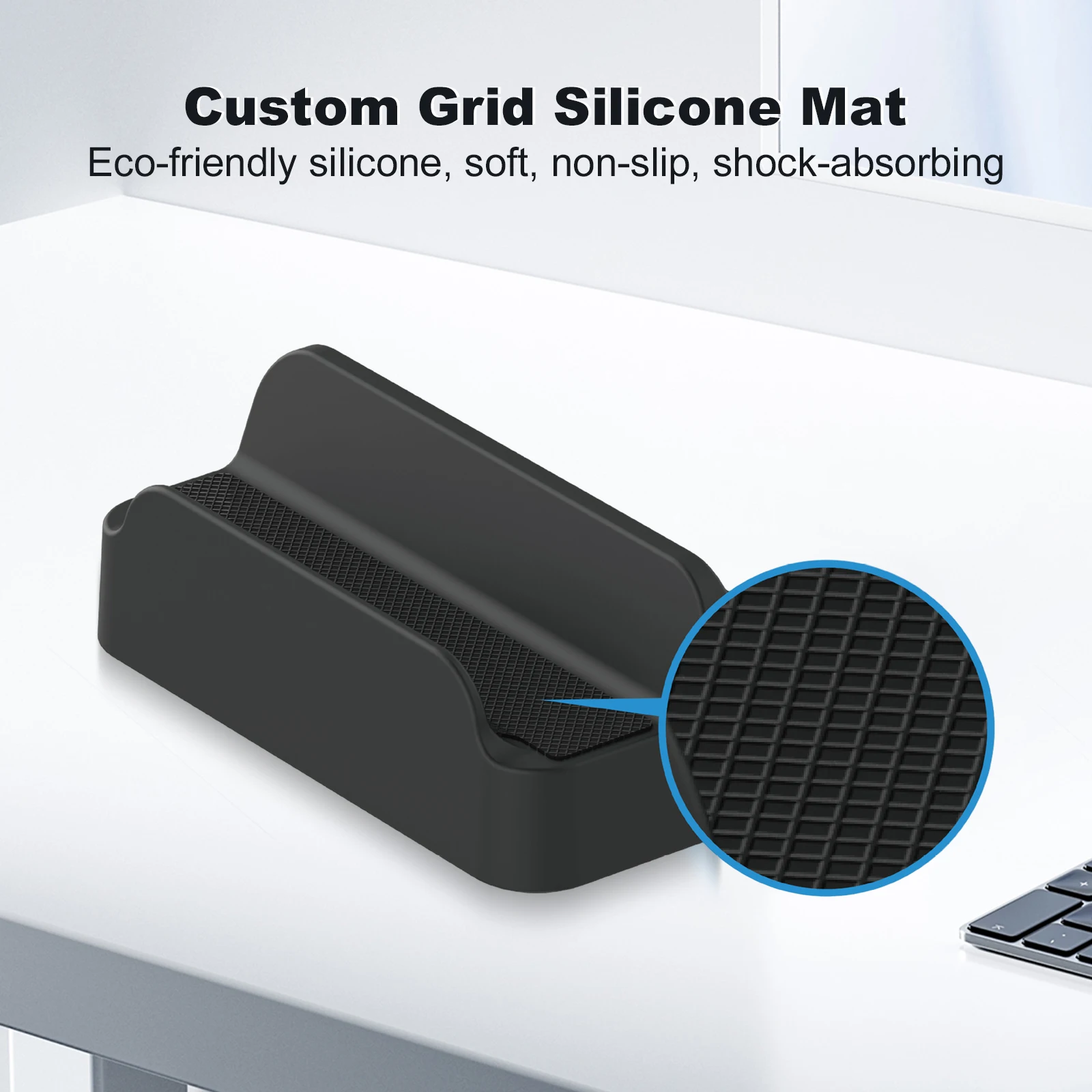 Supporto da Tavolo con Pad in Silicone Antiscivolo per Console di Gioco Portatile ROG Xbox Ally/X e Accessori - immagine 4