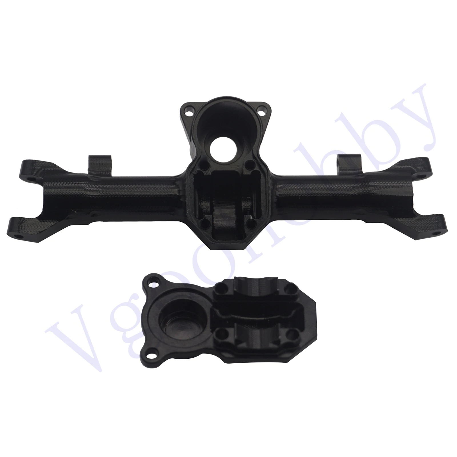 Vgoohobby Aluminum Alloy Axle Housing Case Diff Front Housing Upgrade Part Compatible with Axial SCX24 90081 AXI00002 1/24 RC Crawler Car 