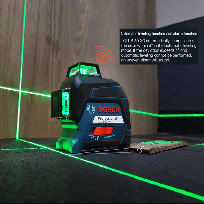 Image of Bosch PLL 360 laser level on Lowes website