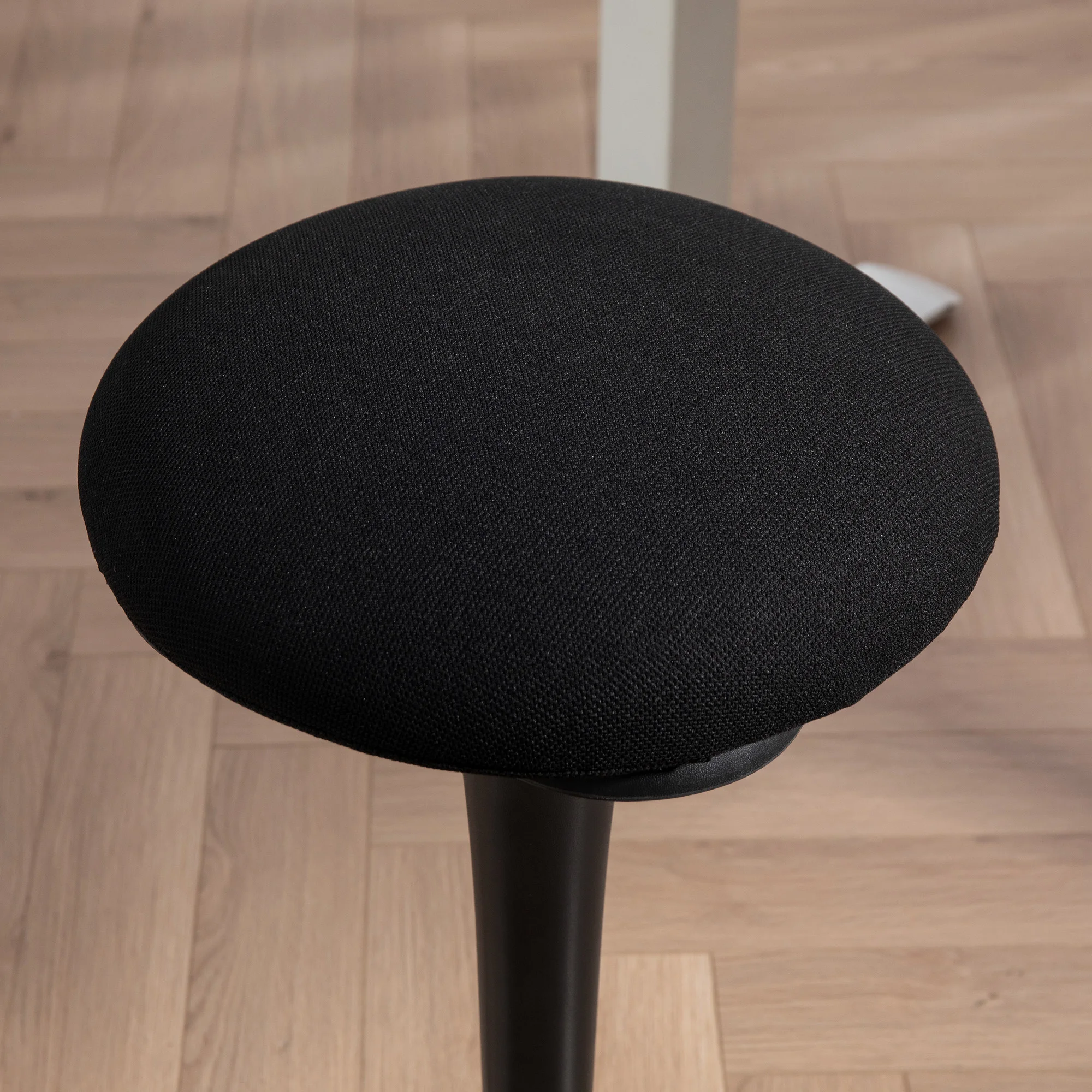 Backless Wobble Chair, Adjustable Active Ergonomic Stool Chair, with Rocking Motion, Padded, Black 6
