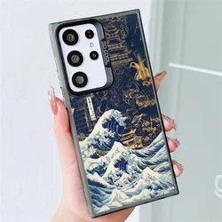 Classic Japanese Style Waves Phone Case for Honor600 5G (S26590)
