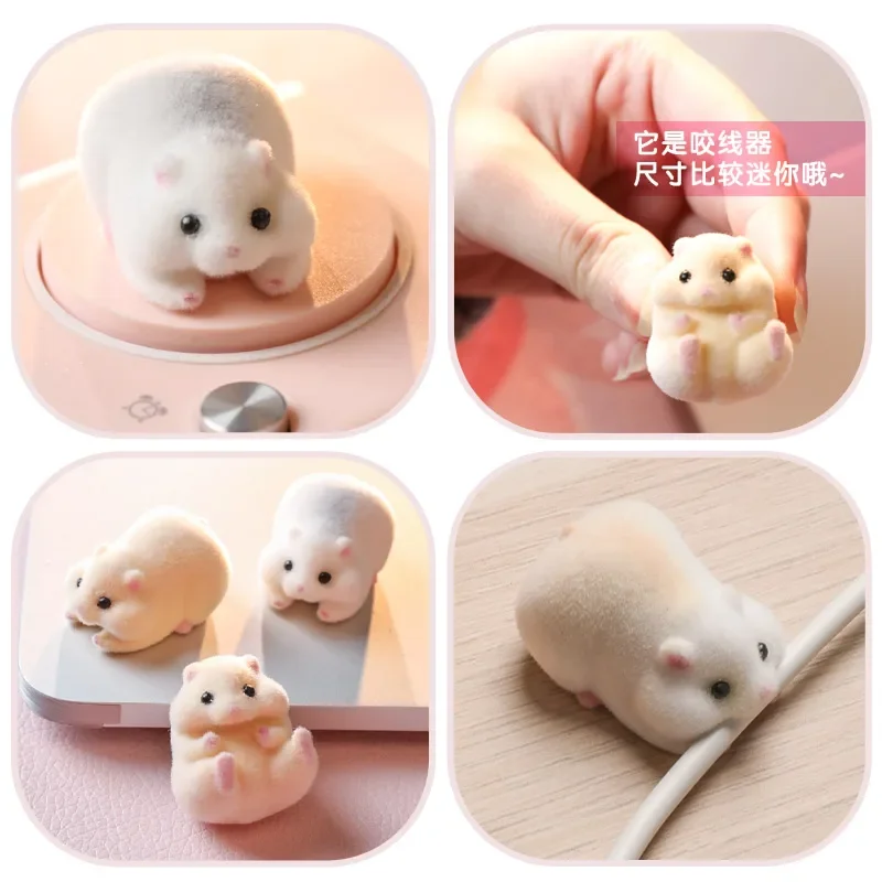 Yell Hot Selling Capsule Toys Hamster Thread Biting Device Cute