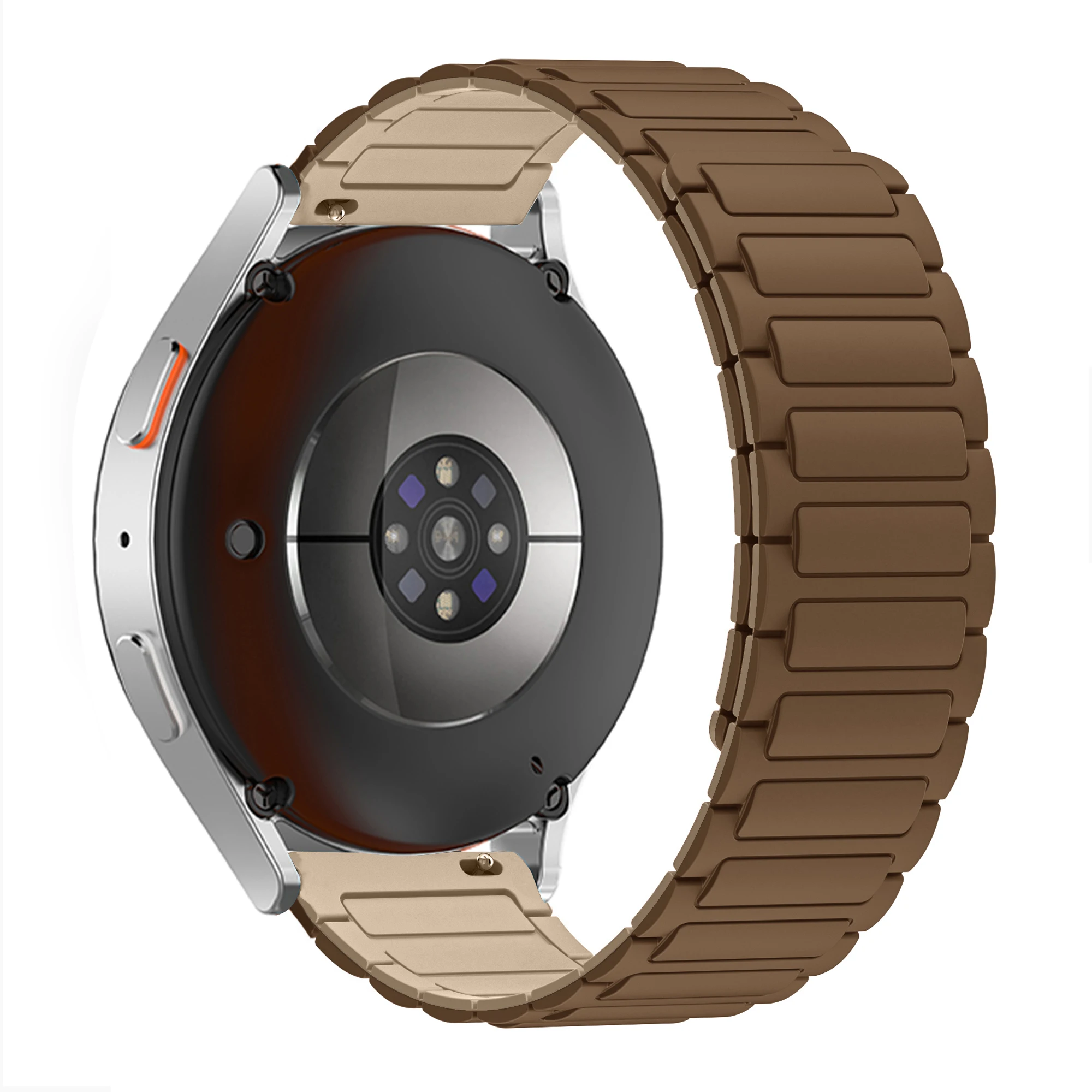 Magnetic Silicone Bracelet Band, 20mm/22mm Strap - Universal Fit