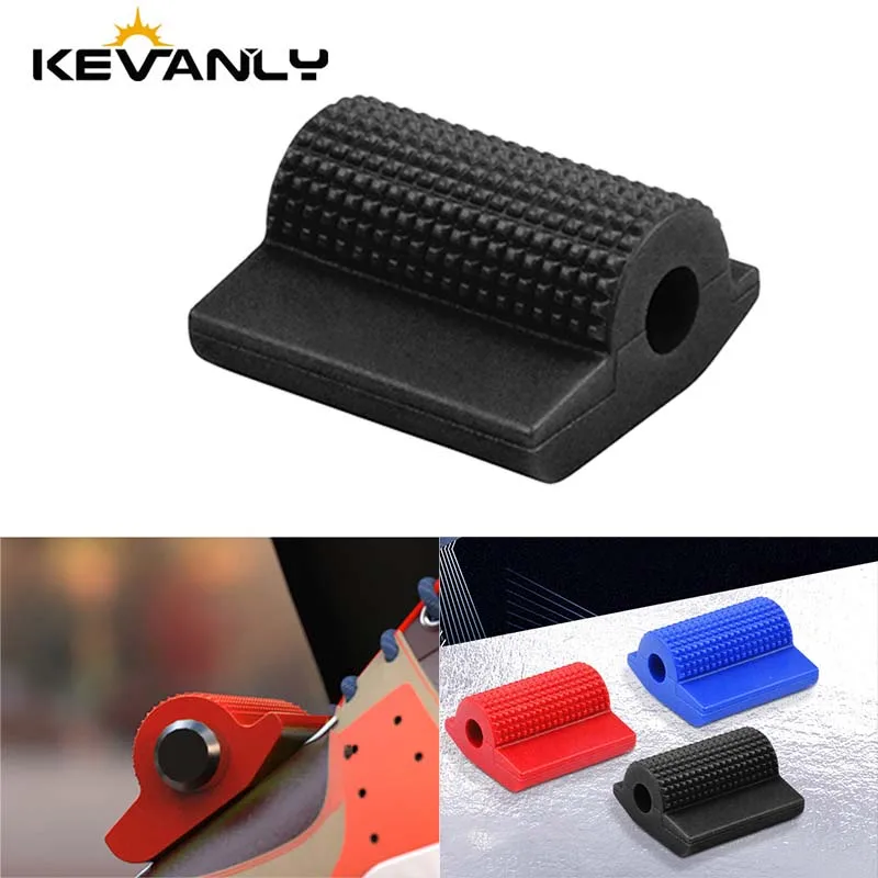 Universal Motorcycle Shift Gear Lever Pedal Rubber Cover Anti-skid Foot Peg Toe Gel Accessories for Honda Kawasaki Yamaha 1/2Pcs