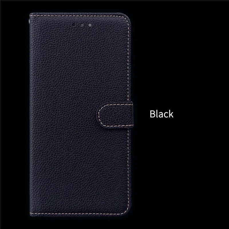 Matte Black Flip Wallet Phone Case - Premium Protective Cover