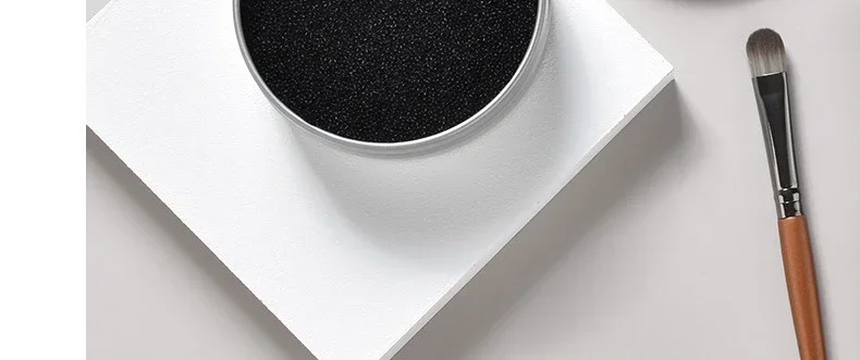 Description Picture 4 of itemMakeup Brush Dry Cleaning Sponge Box Activated Carbon Sponge Quick Cleaning Eyeshadow Make Up Brushes Cleaner Makeup Accessories