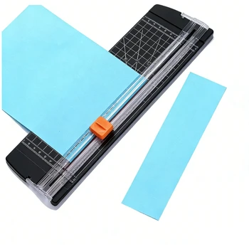 Taglierina per Carta A4 A5 da Ufficio con Protezione di Sicurezza Automatica per Coupon e Carta Artigianale, Macchina Leggera con Tappetino di Taglio