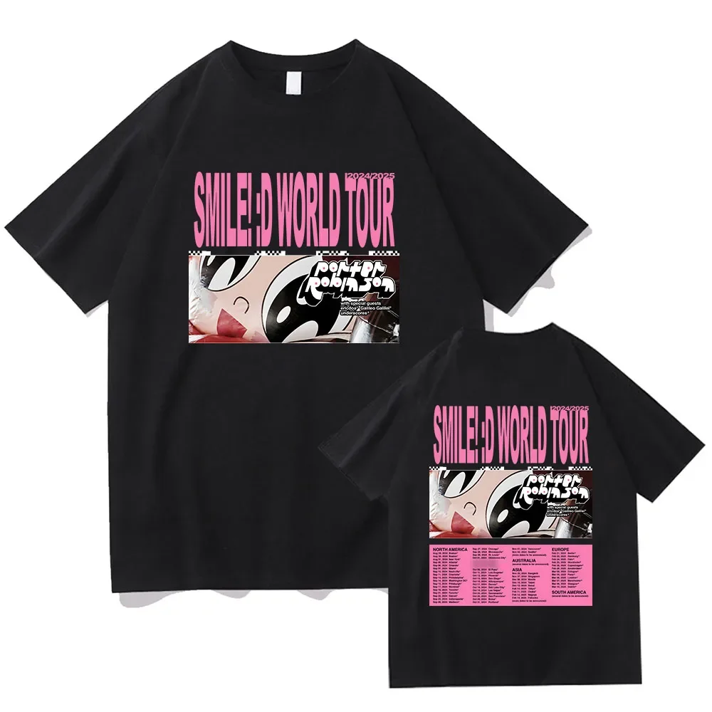 Porter Robinson Smile World Tour 2024/2025 T-shirt Funny Cartoon