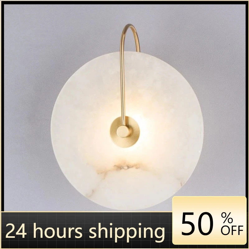 Modern LED Marble Wall Sconce Light Fixture Luminaire Living Room