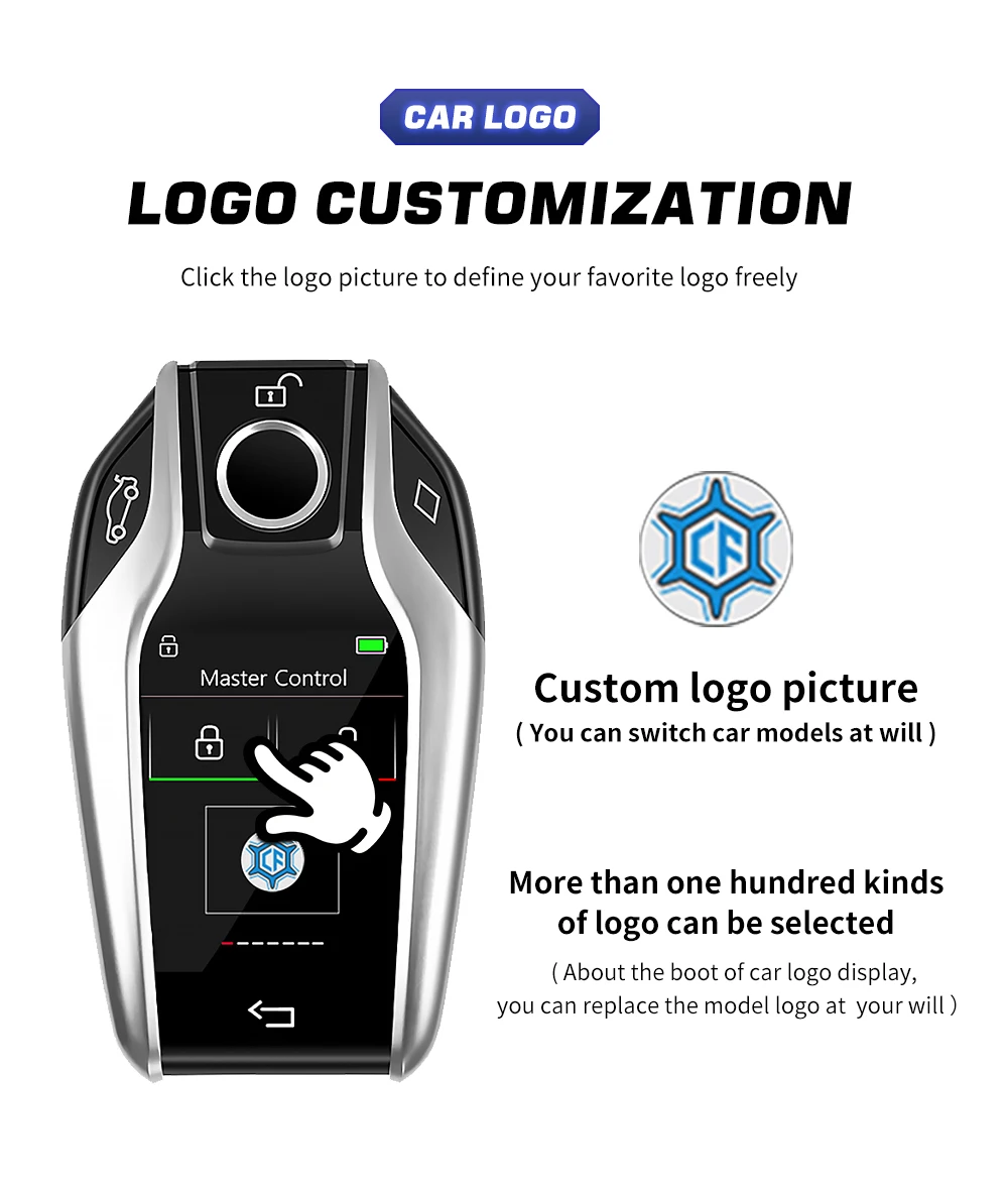 CF618 schermo LCD chiave auto intelligente a distanza universale per BMW per Audi per Toyota per Honda per Hyundai per Ford per VW coreano/russo - S5dcd38d52acd4e998c022e9dcba76d42M