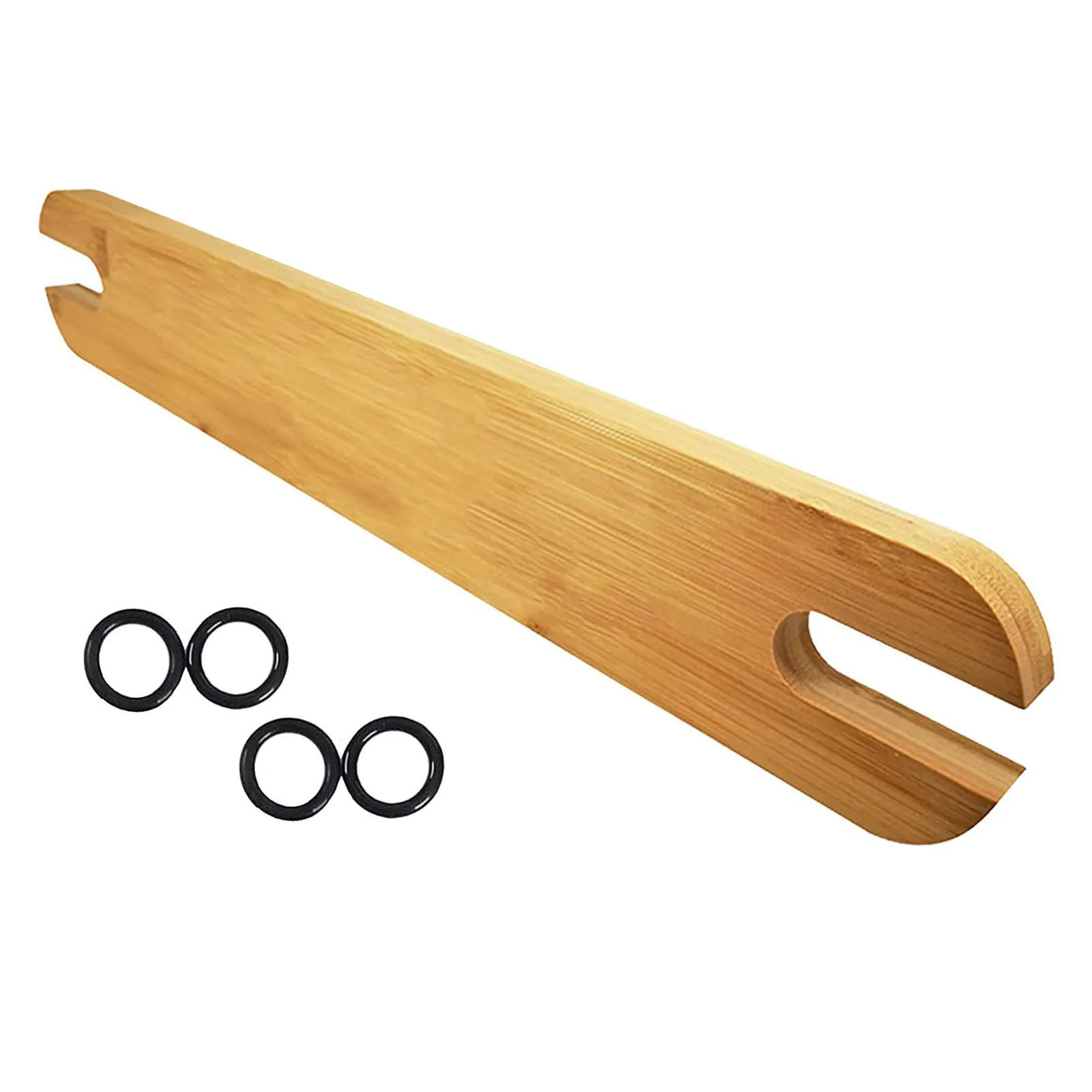 Baby Chair Footrest Ergonomic Design Bamboo Footboard Baby Highchair Foot Rest High Chair Footrest With Rubber Rings baby highchair footrest