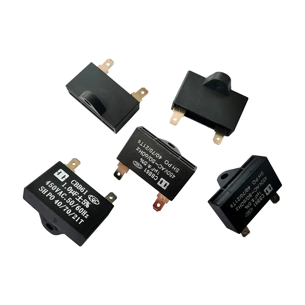 Motor Capacitor 5 PCS CBB61 1UF Water Hater Fan Motor Starting Capacitor