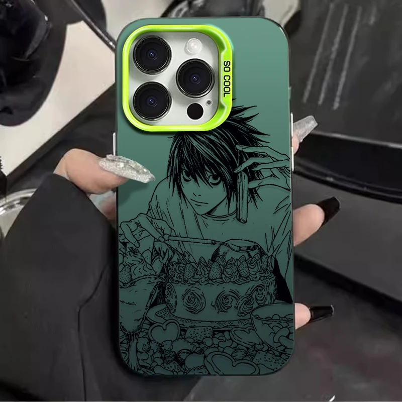 Matte Anti-Fall Anime Death Note Phone Case