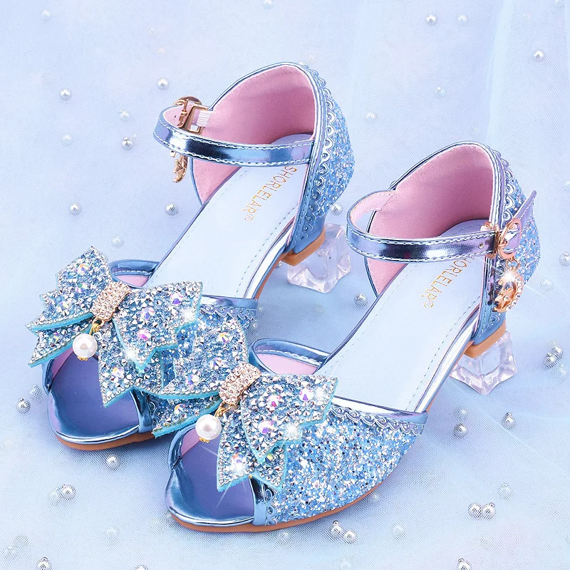 Princess Shoes For Purple High Heels For Kids Princess Girl Shoes