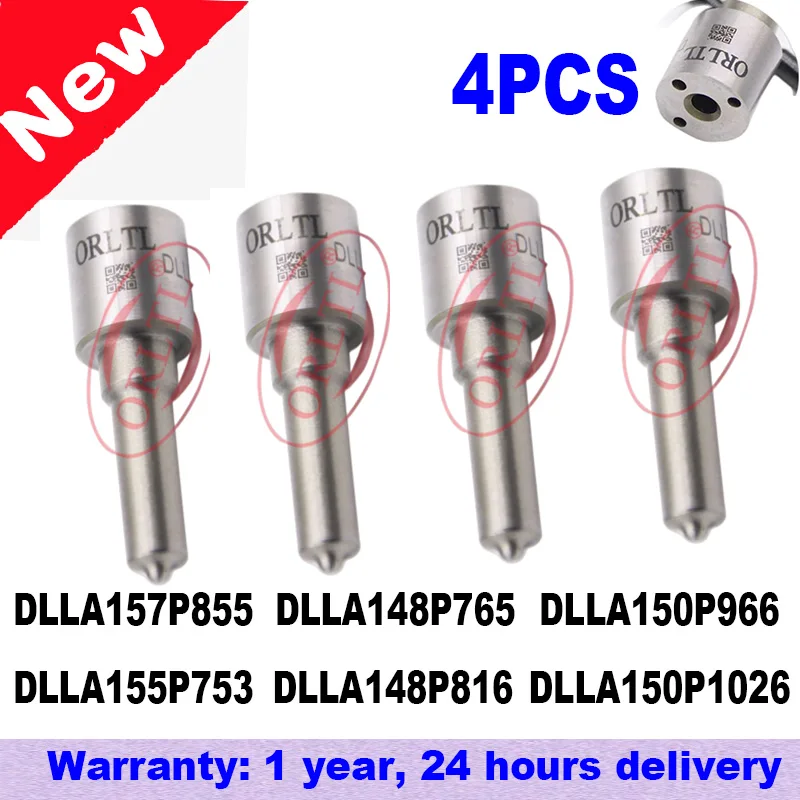 

4 шт., насадки DLLA157P855 DLLA148P765 DLLA150P966 DLLA155P753 DLLA148P816 DLLA150P1026 для Mitsubishi Toyota Hiace Nissan