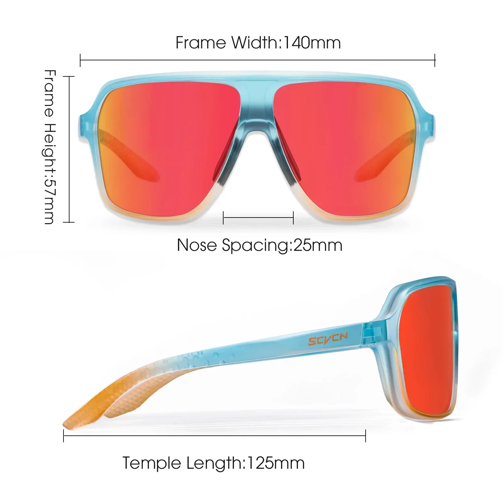Photochromic Polarized Sports Sunglasses with UV400 Protection