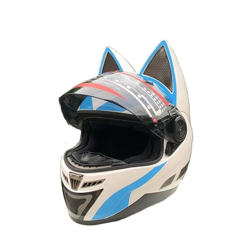 Full Face Motorcycle Helmet Woman Man Casque Moto Motorcycle Helmets Casco  Moto Motorcycle Motorbike Riding With Catear 8 Colors - AliExpress